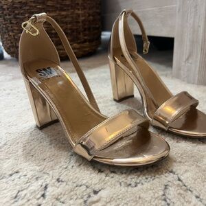 Gold heels